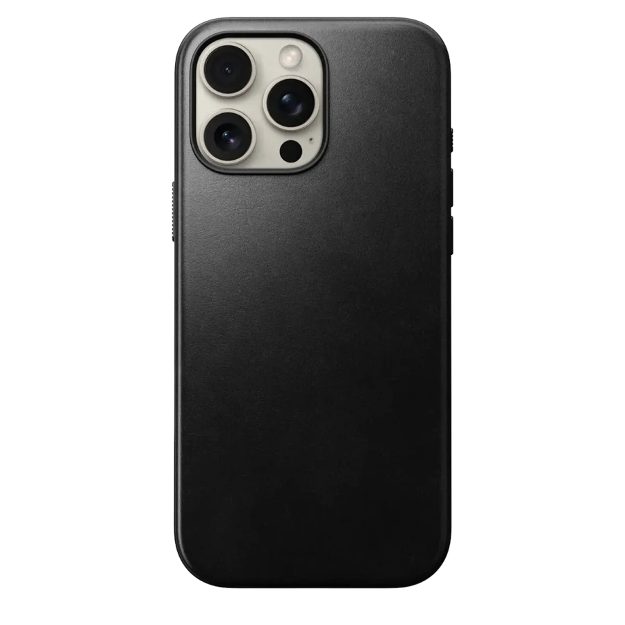 Чехол Nomad Modern Horween Leather Case for iPhone 16 Pro Max - Black (NM01690085)