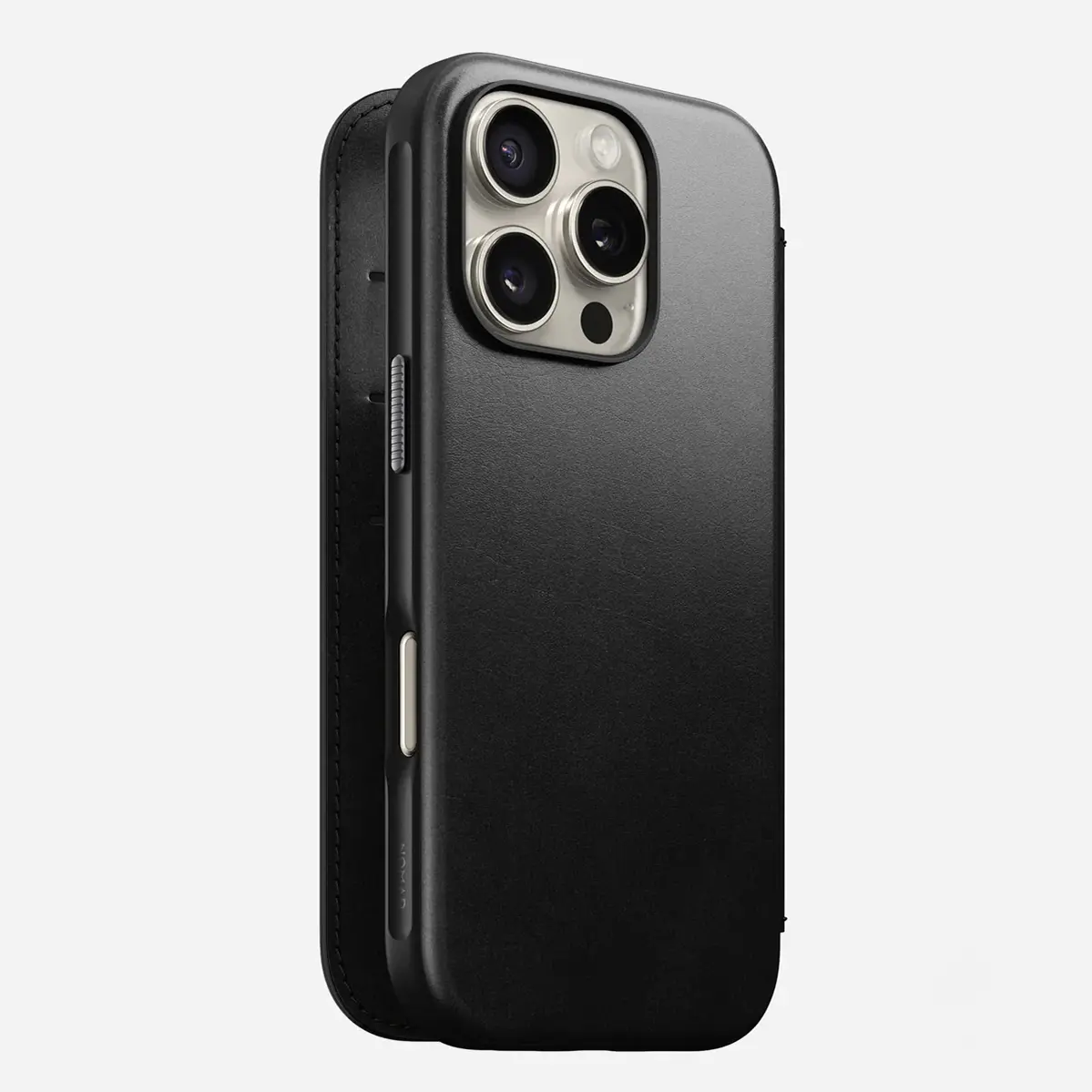 Чохол Nomad Modern Leather Case Folio for iPhone 16 Pro - Black (NM01680185)