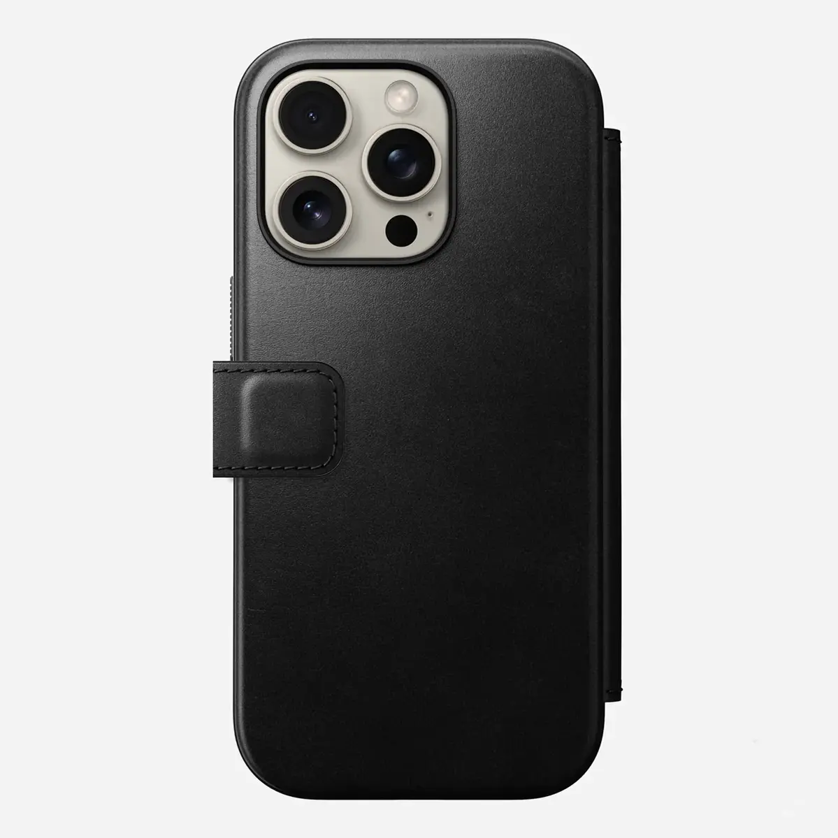Чохол Nomad Modern Leather Case Folio for iPhone 16 Pro - Black (NM01680185)
