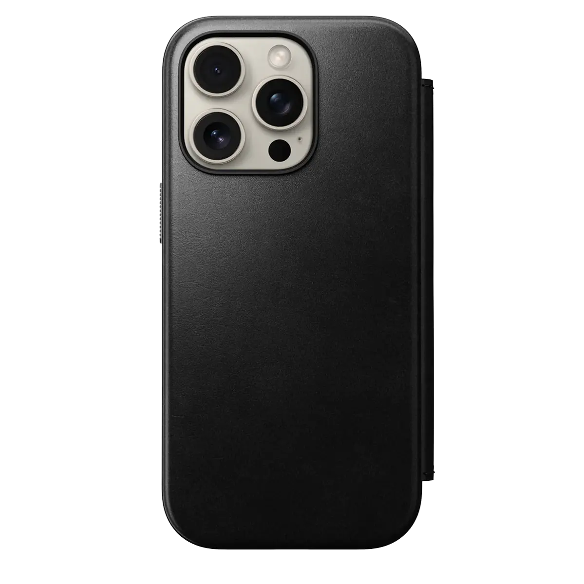 Чехол Nomad Modern Leather Case Folio for iPhone 16 Pro - Black (NM01680185)