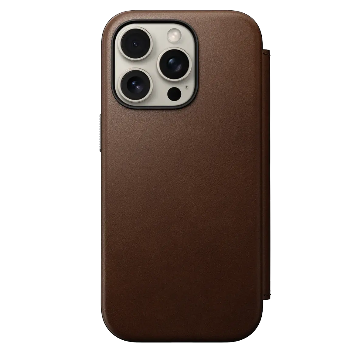 Чехол Nomad Modern Leather Case Folio for iPhone 16 Pro - Brown (NM01679585)
