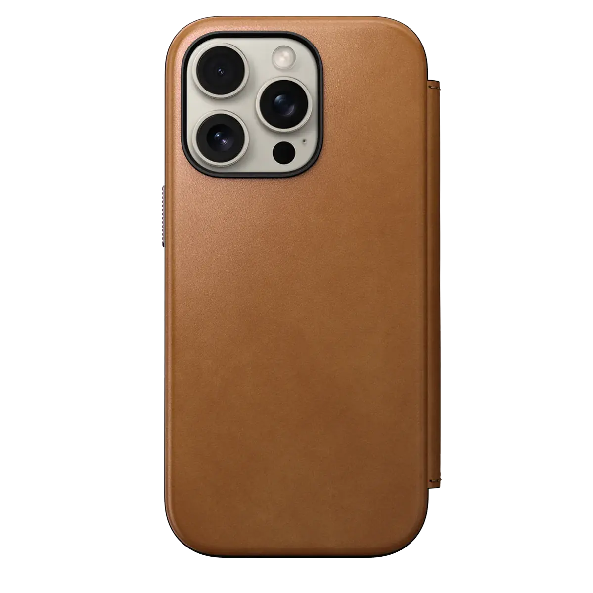 Чехол Nomad Modern Leather Case Folio for iPhone 16 Pro - English Tan (NM01678885)