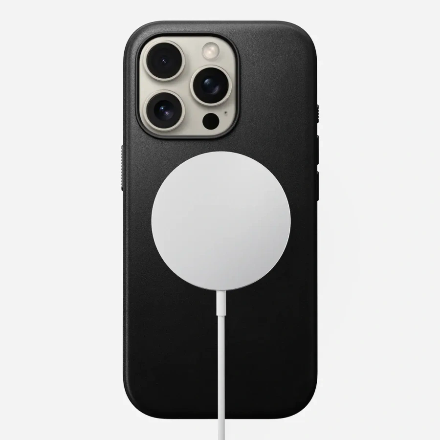 Чохол Nomad Modern Leather Case for iPhone 16 Pro - Black (NM01697985)