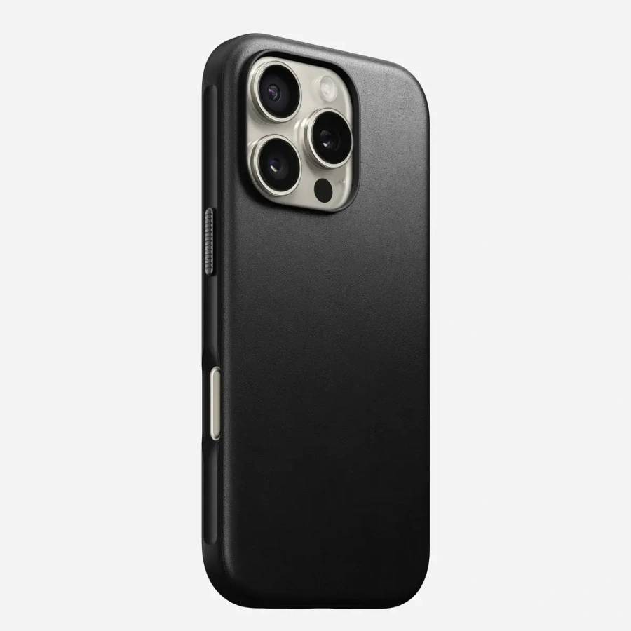 Чохол Nomad Modern Leather Case for iPhone 16 Pro - Black (NM01697985)