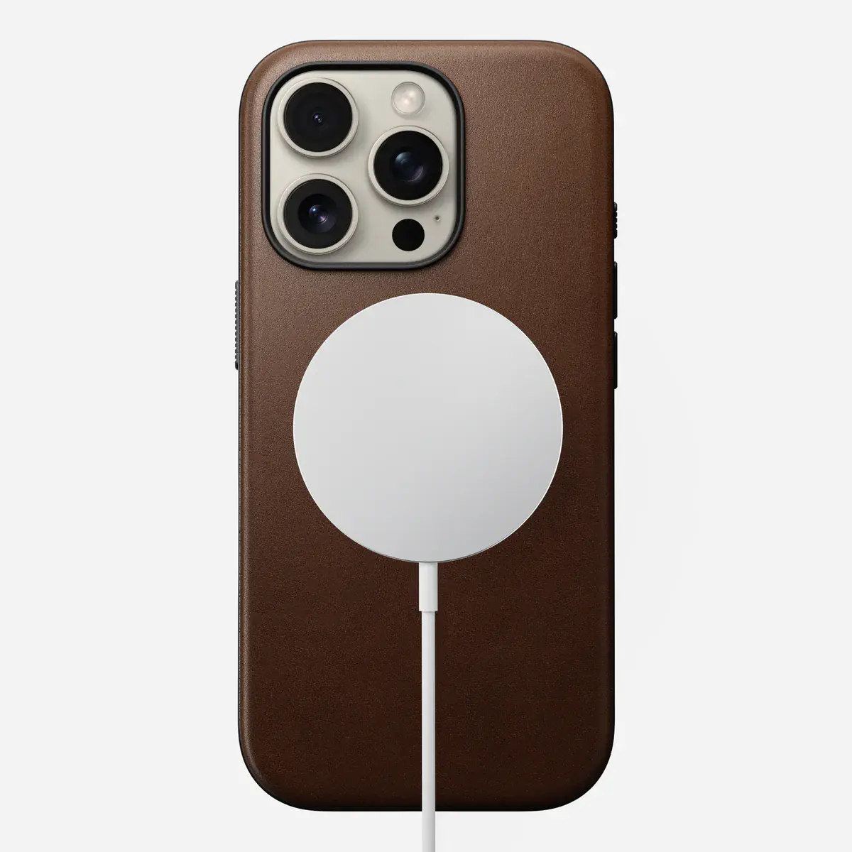 Чехол Nomad Modern Leather Case for iPhone 16 Pro - Brown (NM01696285)