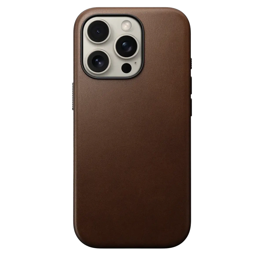 Чохол Nomad Modern Leather Case for iPhone 16 Pro - Brown (NM01696285)