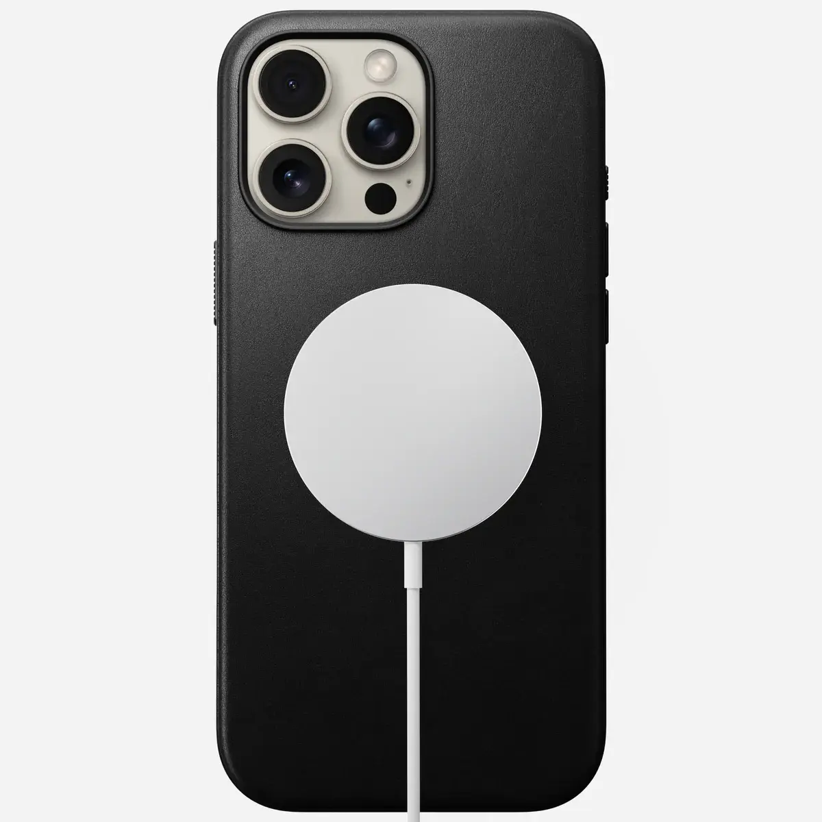 Чехол Nomad Modern Leather Case for iPhone 16 Pro Max - Black (NM01693185)