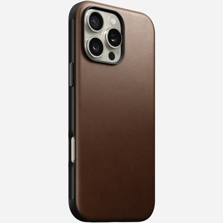 Чехол Nomad Modern Leather Case for iPhone 16 Pro Max - Brown (NM01692485)