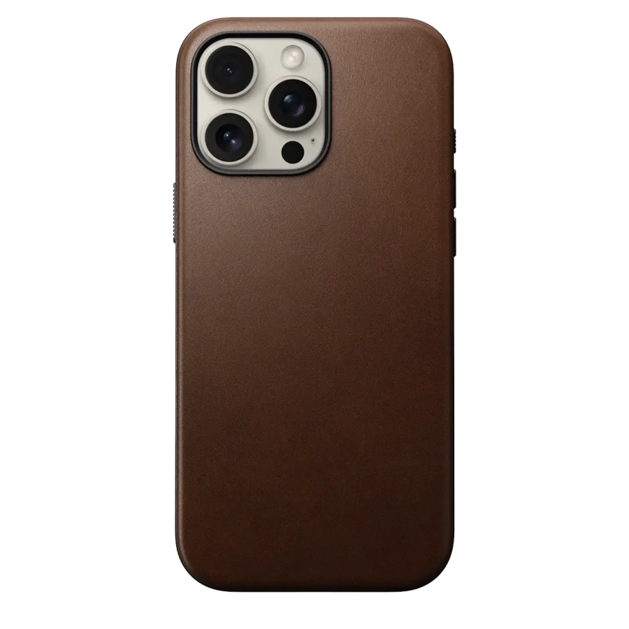 Чехол Nomad Modern Leather Case for iPhone 16 Pro Max - Brown (NM01692485)