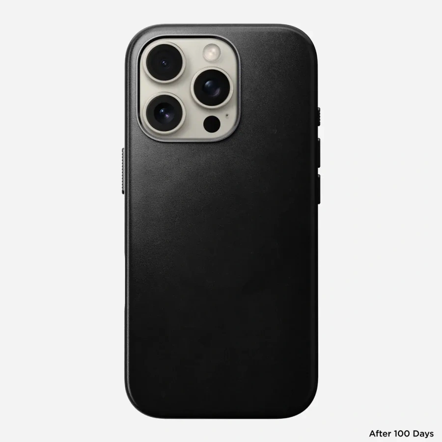Чохол Nomad Traditional Horween Leather Case for iPhone 16 Pro - Black (NM01395485)