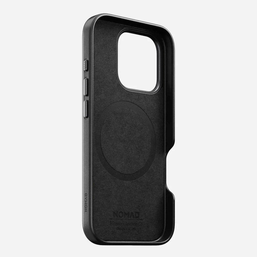 Чохол Nomad Traditional Horween Leather Case for iPhone 16 Pro - Black (NM01395485)