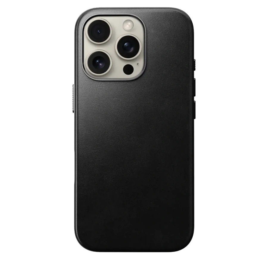 Чохол Nomad Traditional Horween Leather Case for iPhone 16 Pro - Black (NM01395485)