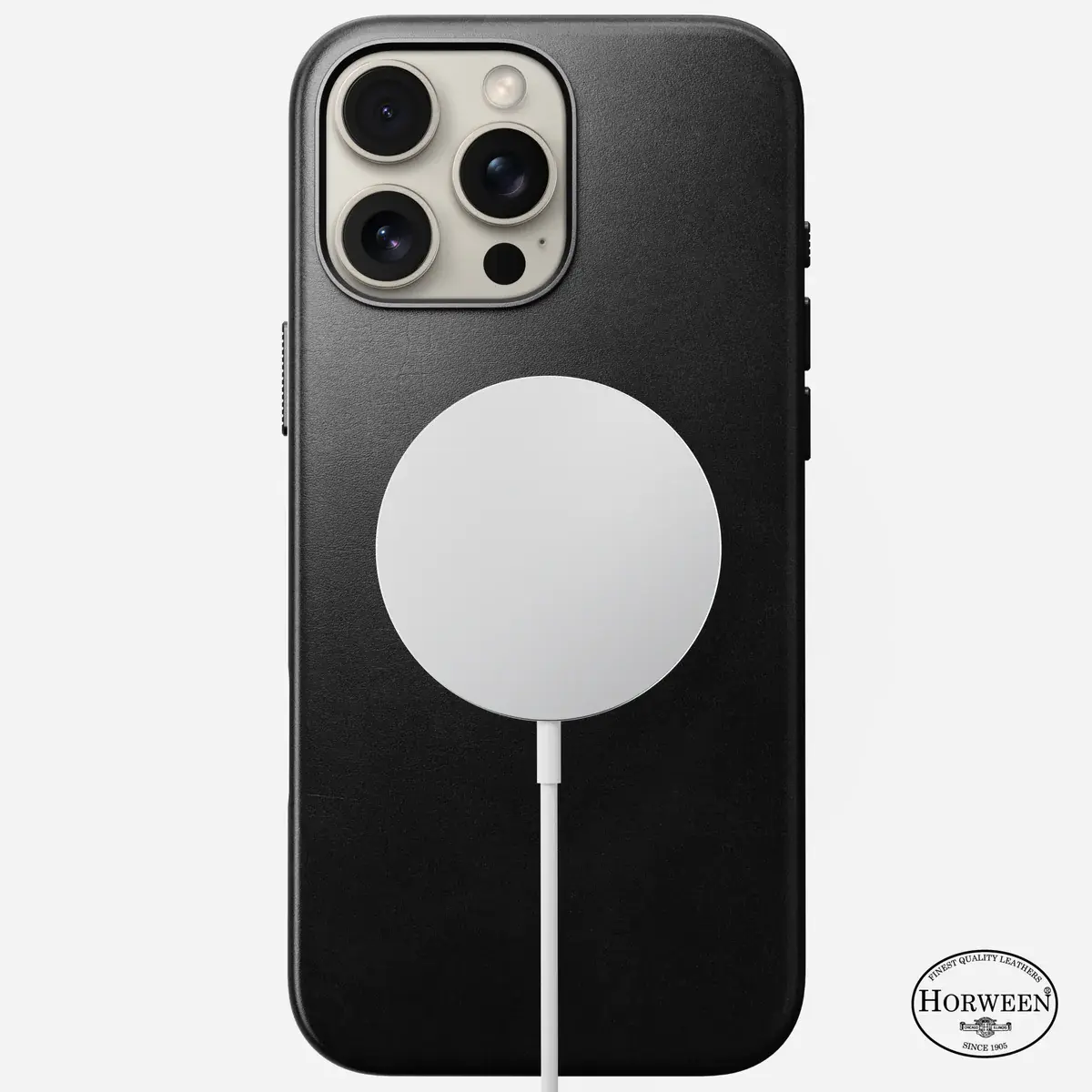 Чехол Nomad Traditional Horween Leather Case for iPhone 16 Pro Max - Black (NM01393085)