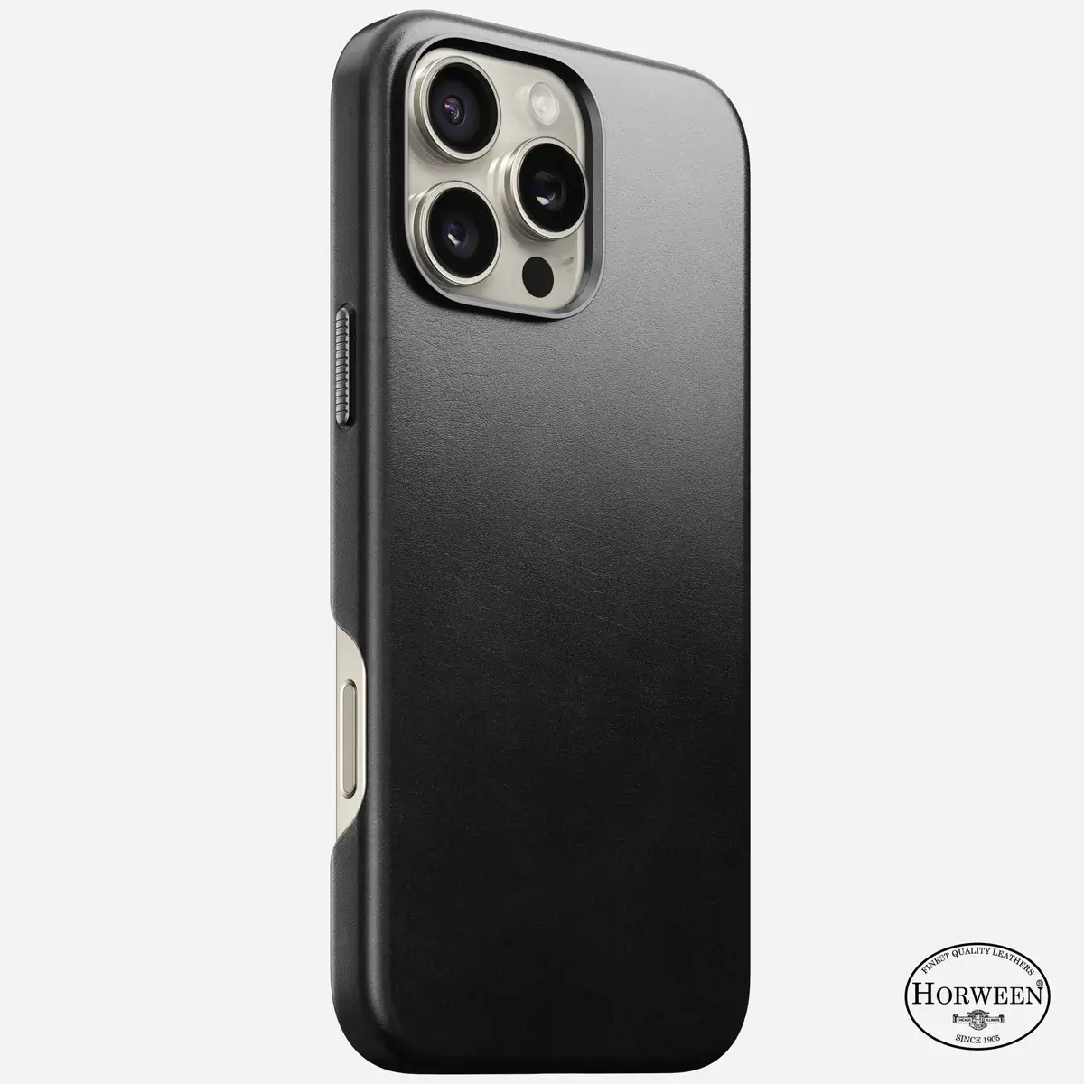 Чехол Nomad Traditional Horween Leather Case for iPhone 16 Pro Max - Black (NM01393085)