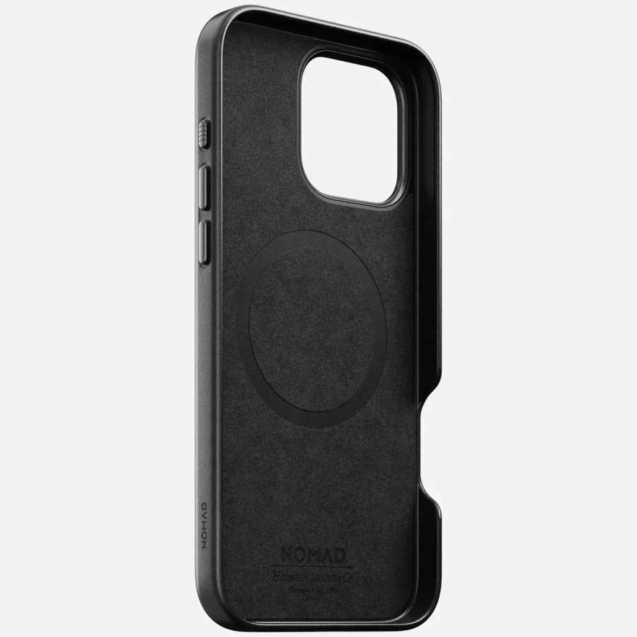 Чохол Nomad Traditional Horween Leather Case for iPhone 16 Pro Max - Black (NM01393085)