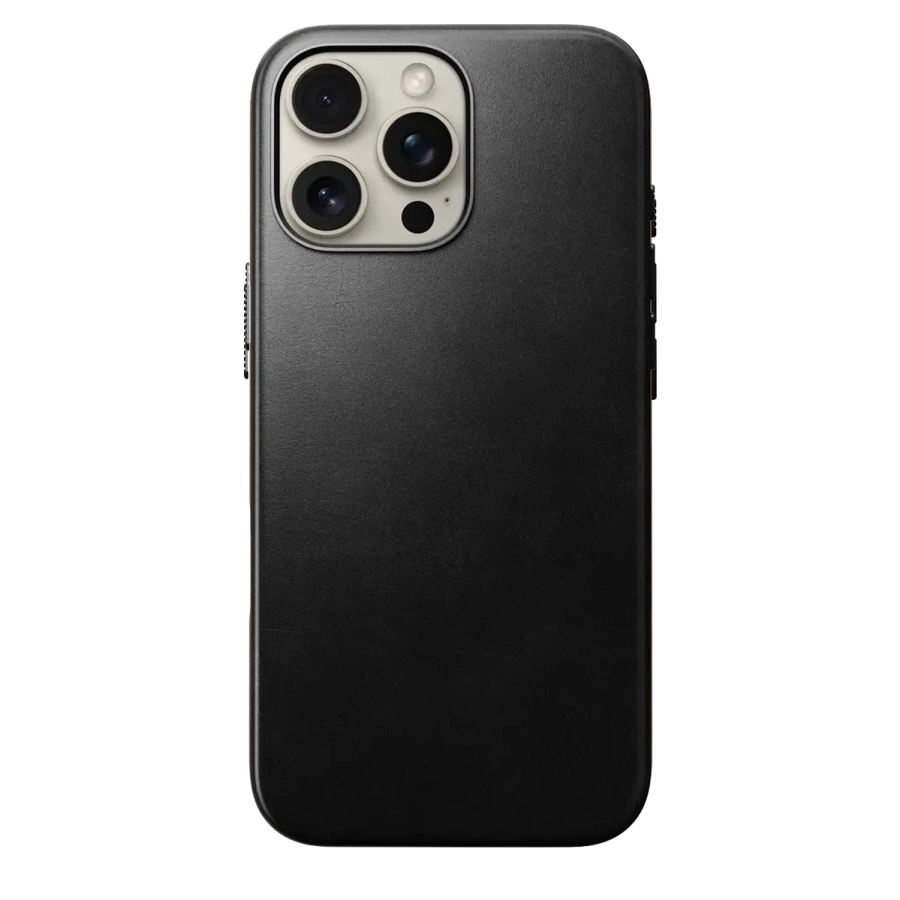 Чохол Nomad Traditional Horween Leather Case for iPhone 16 Pro Max - Black (NM01393085)