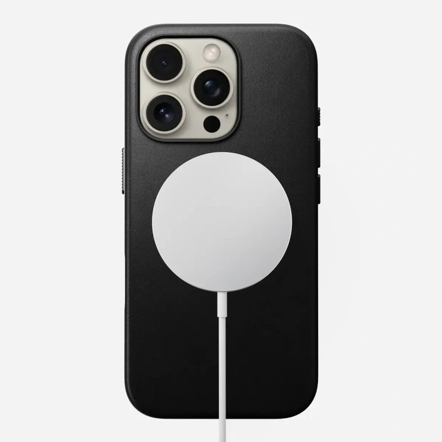 Чохол Nomad Traditional Leather Case for iPhone 16 Pro - Black (NM01391685)