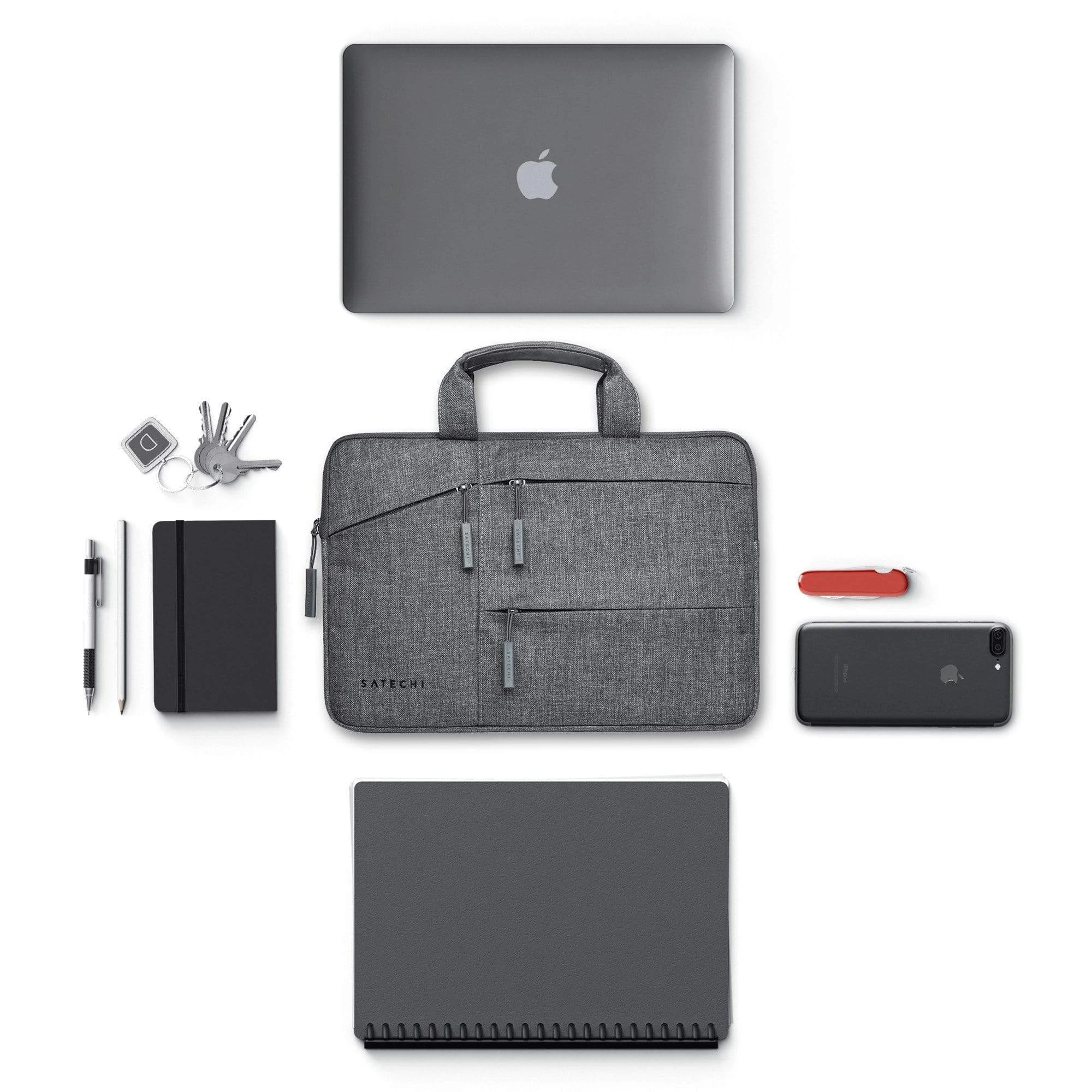 Чехол Satechi Water-Resistant Laptop Carrying Case with Pockets 13" - Gray (ST-LTB13)