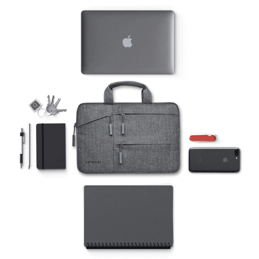 Чохол Satechi Water-Resistant Laptop Carrying Case with Pockets 13" - Gray (ST-LTB13)