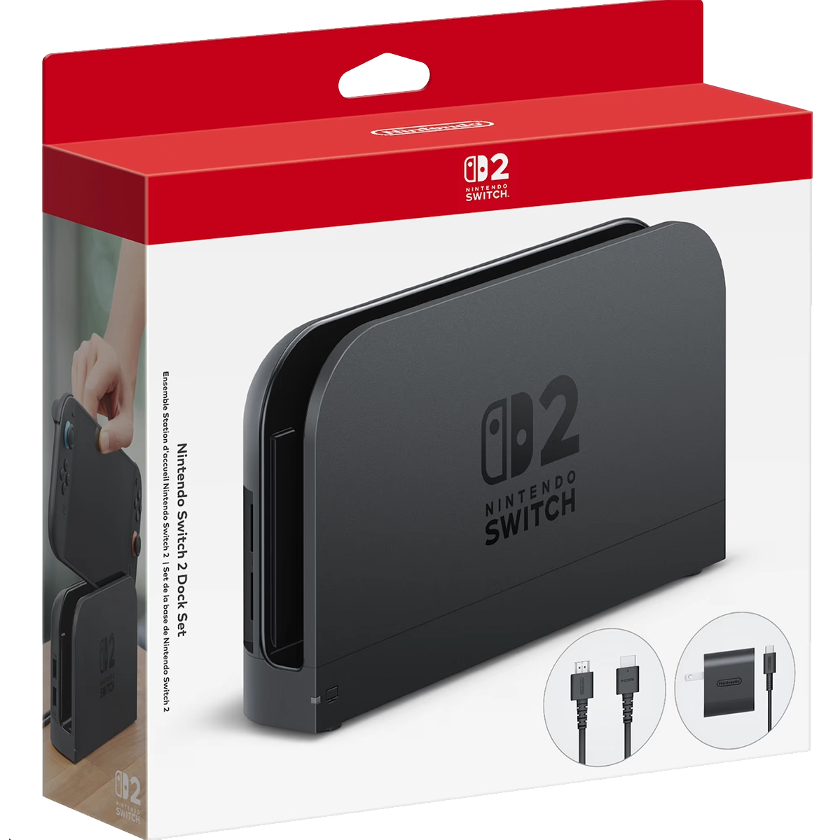 Док-станція для підключення консолі до телевізора Nintendo Switch 2 Dock (00045496886080)