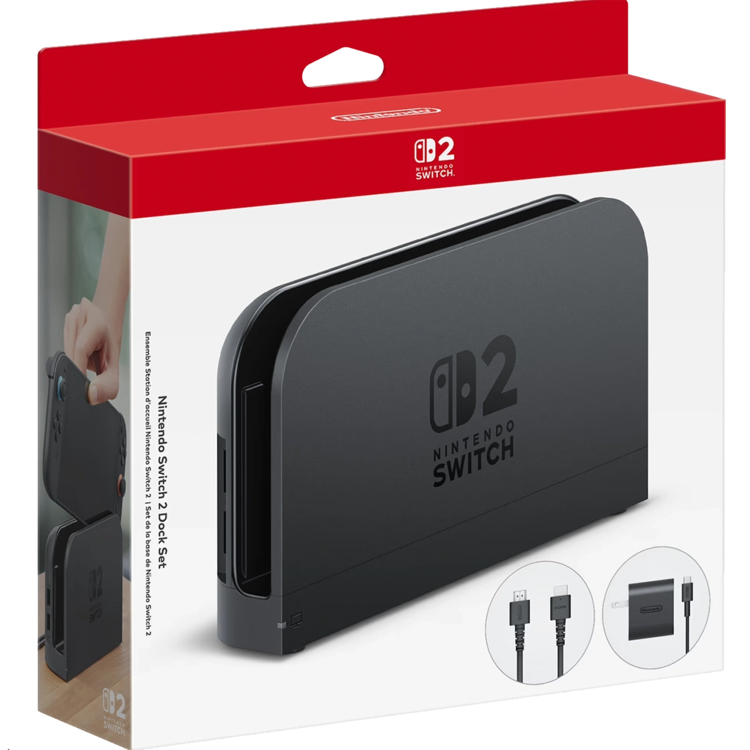 Док-станція для підключення консолі до телевізора Nintendo Switch 2 Dock (00045496886080)