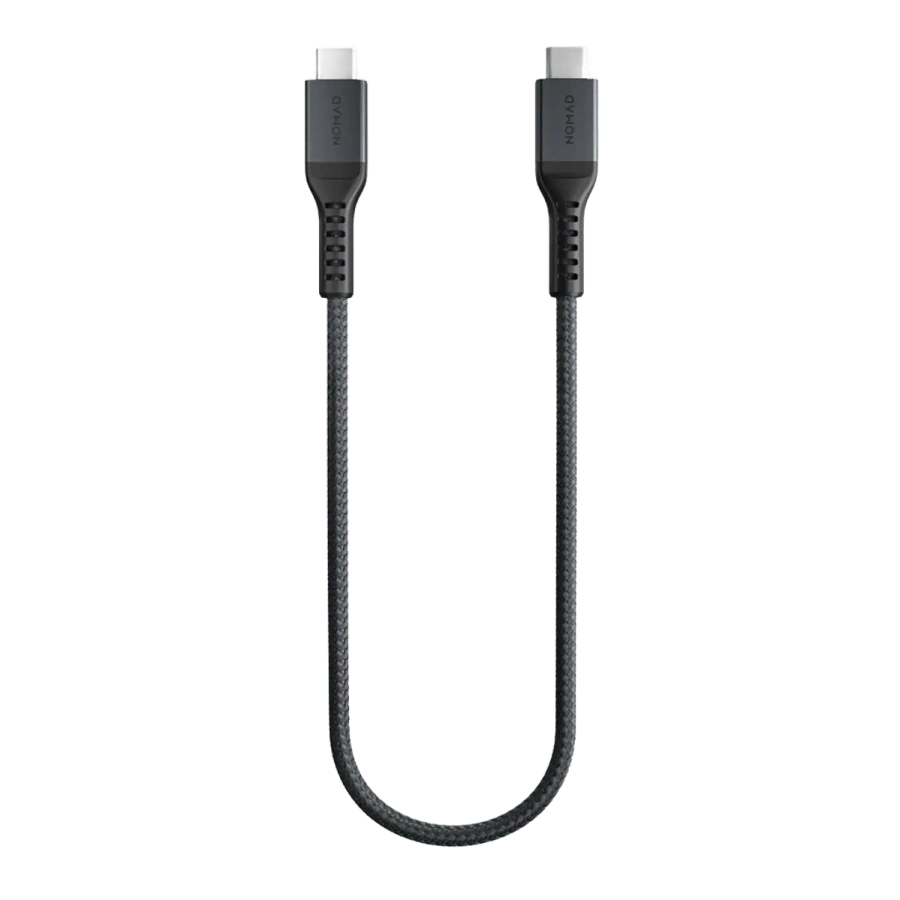 Кабель Nomad USB-C Kevlar Cable 100W 0.3 m - Black (NM01845485)