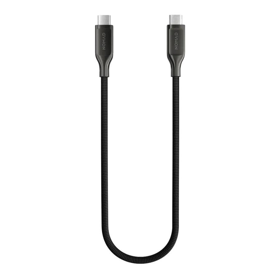 Кабель Nomad USB-C Kevlar Cable 240W 0.3 m - Carbide (NM014933858)