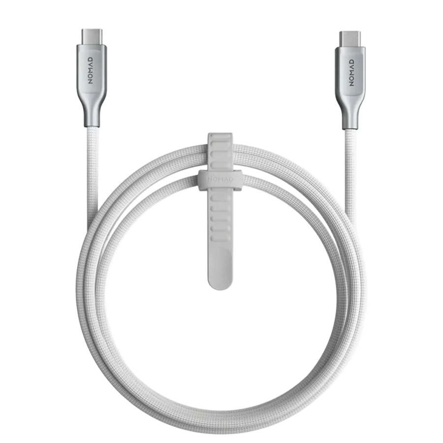 Кабель Nomad USB-C Kevlar Cable 240W 1.5 m - White (NM014674858)