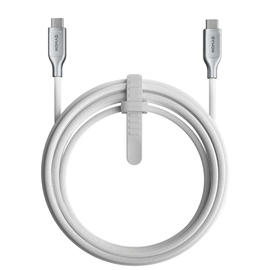 Кабель Nomad USB-C Kevlar Cable 240W 3 m - White (NM014681858)