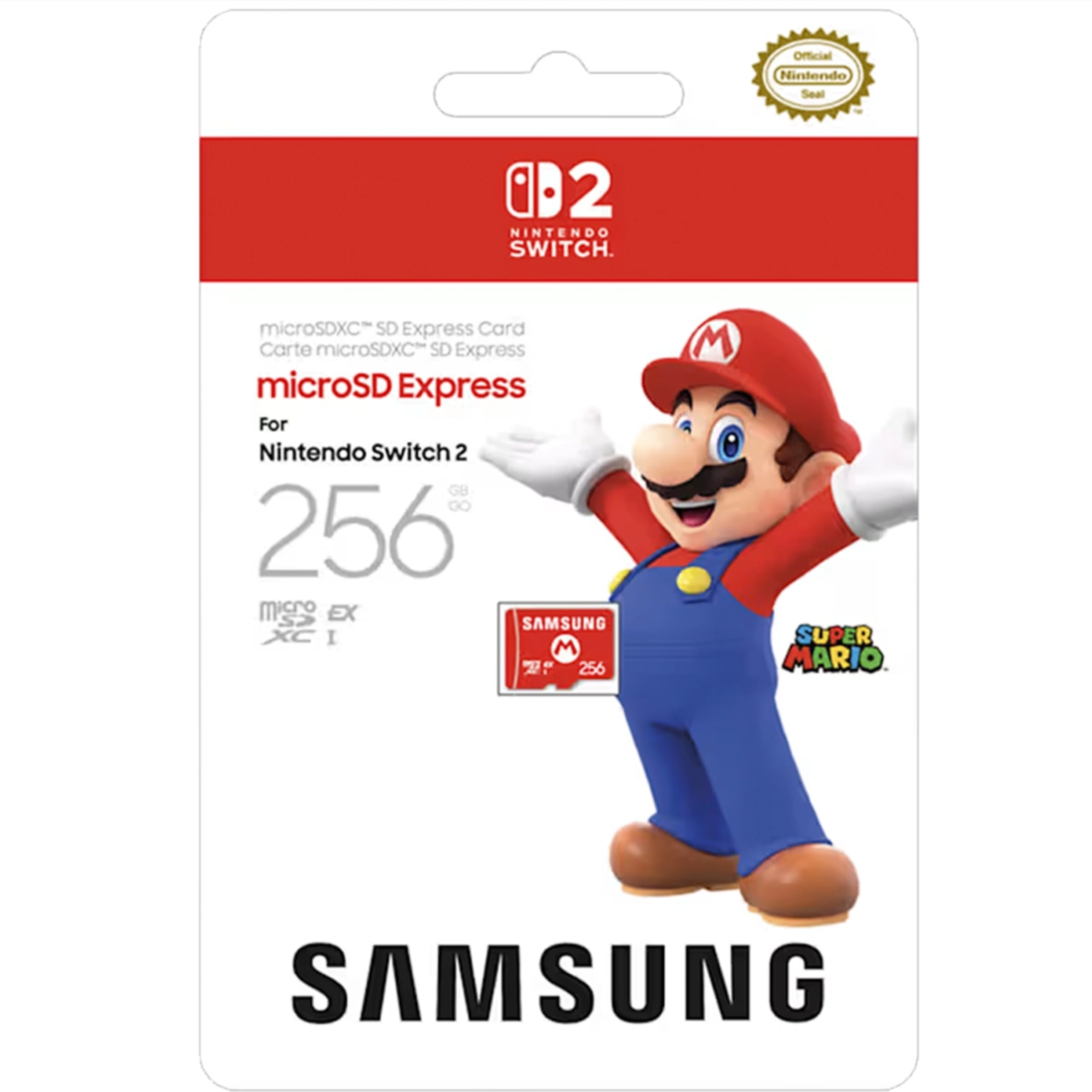 Карта пам'яті Samsung microSD Express card 256GB for Nintendo Switch 2 (N2P601, 00198957108983)