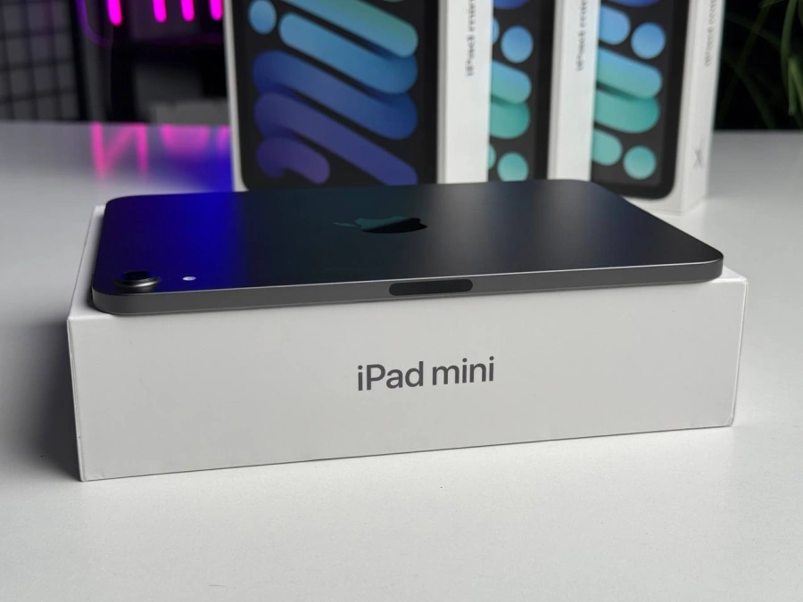 MDM Apple iPad mini 6 Wi-Fi 64GB Space Gray (MK7M3) - Состояние: идеальное (новое) | Аккумулятор: 100% | Комплектация: полный | Гарантия: 1 мес.