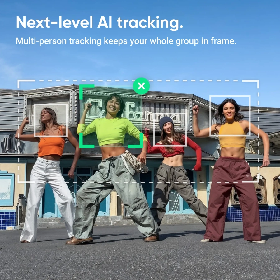 Монопод-стабілізатор для смартфона Insta360 Flow 2 [AI Tracker Bundle] - Stone Gray (CINSABQA_FLOW2LITE12)