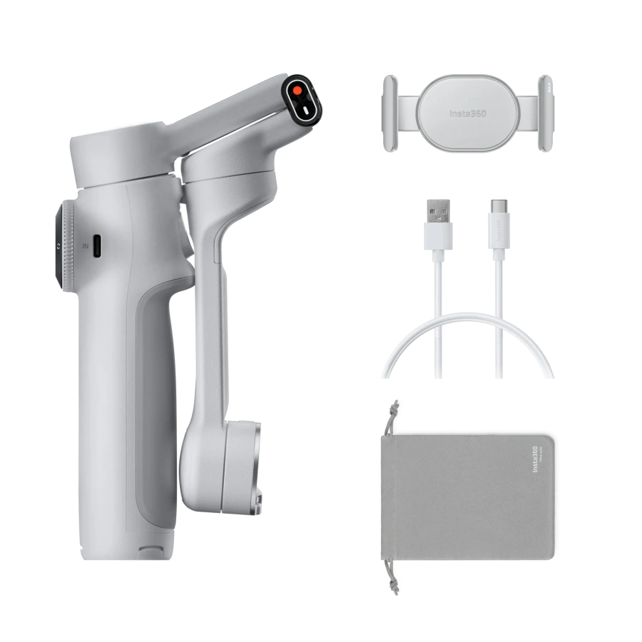 Монопод-стабилизатор для смартфона Insta360 Flow 2 [Standard Bundle] - Stone Gray (CINSABQA_FLOW2LITE02)