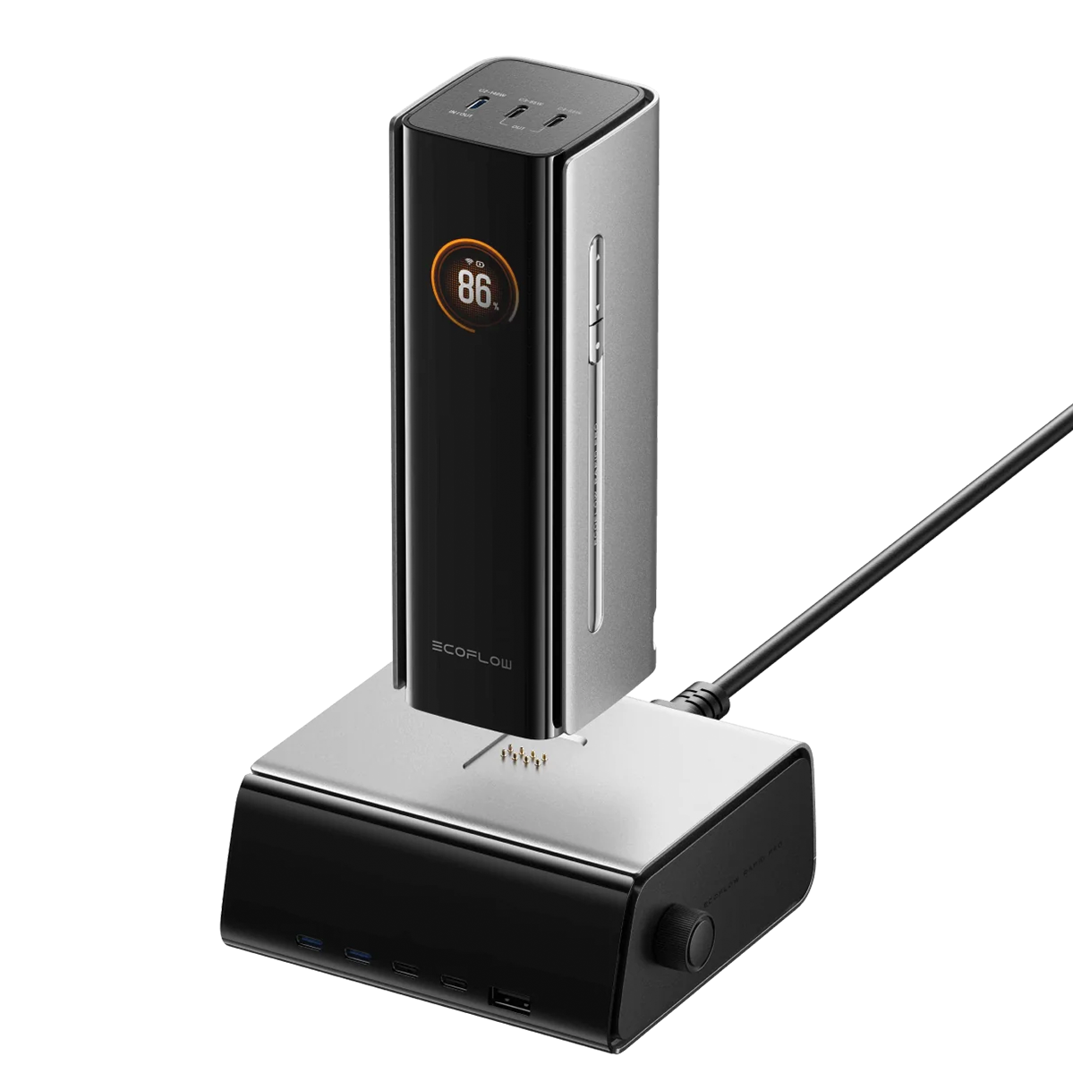 Настільний зарядний пристрій EcoFlow Rapid Pro [320W, 5 Ports, GaN] (EF-STATION320W-EU)
