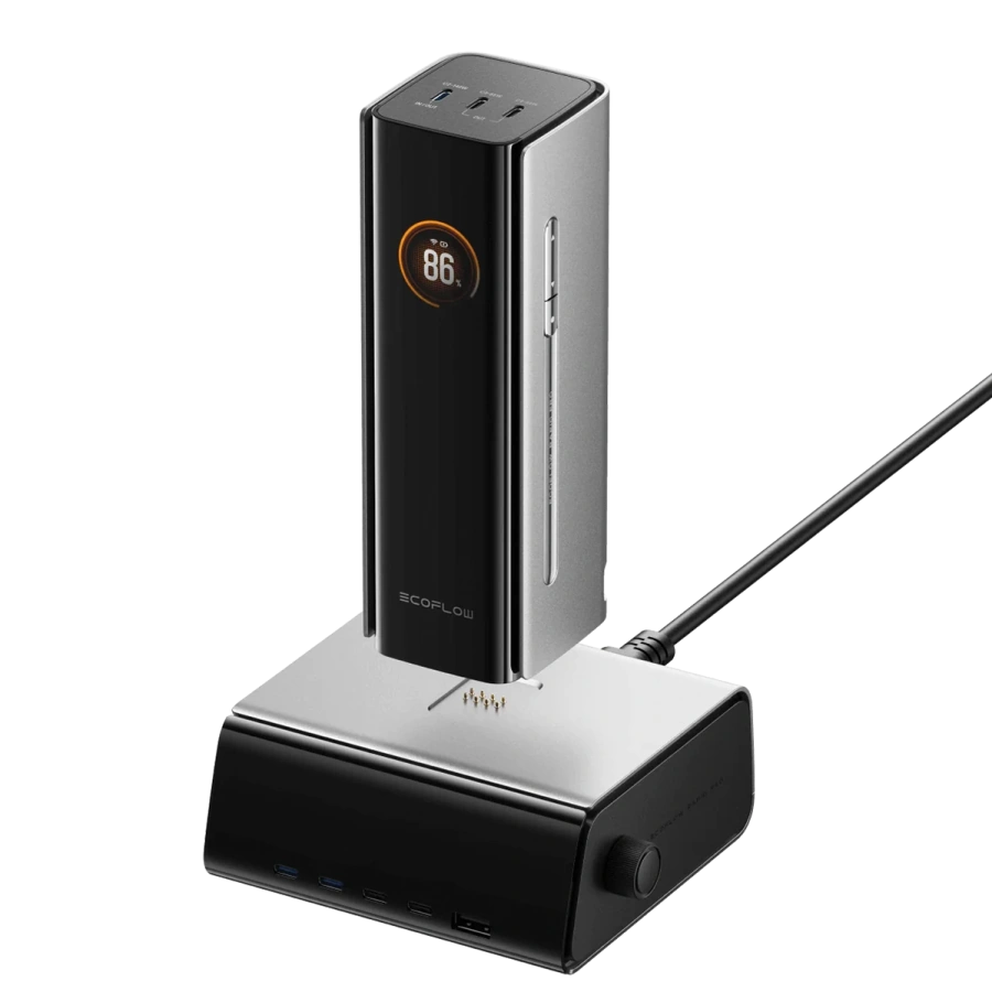 Настільний зарядний пристрій EcoFlow Rapid Pro [320W, 5 Ports, GaN] (EF-STATION320W-EU)