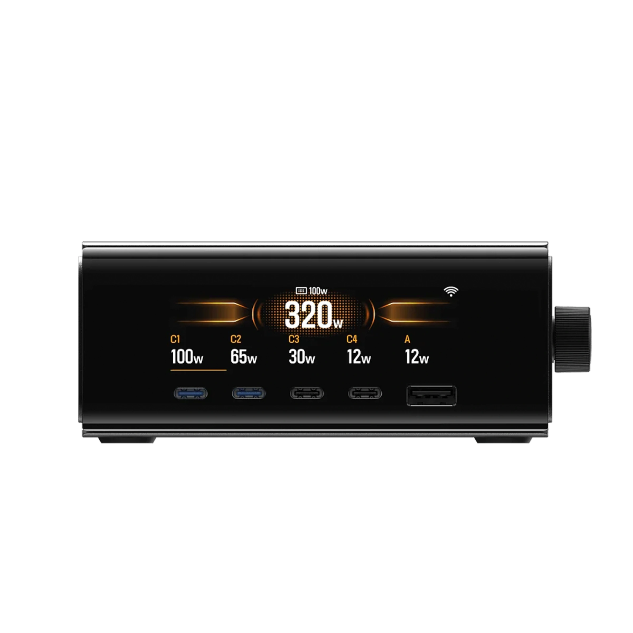 Настольное зарядное устройство EcoFlow Rapid Pro [320W, 5 Ports, GaN] (EF-STATION320W-EU)