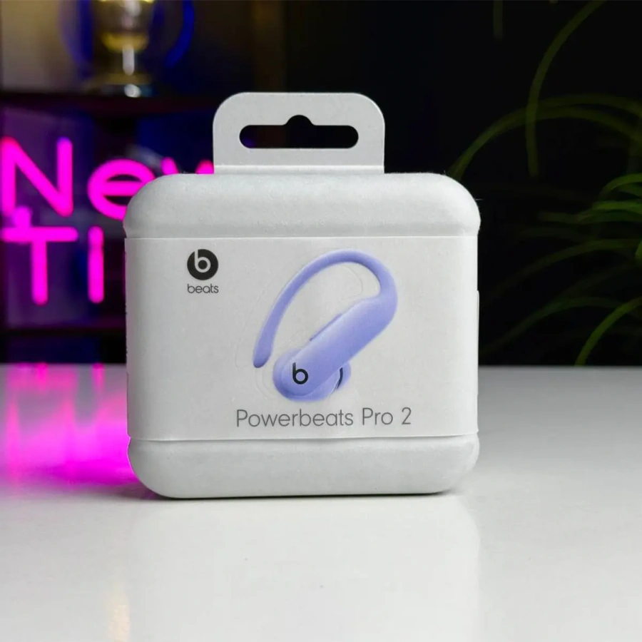 OPEN BOX Наушники Beats Powerbeats Pro 2 — High-Performance Earbuds — Hyper Purple (MX753) - Состояние: хорошее | Аккумулятор: 100% | Комплектация: полный | Гарантия: 3 мес.