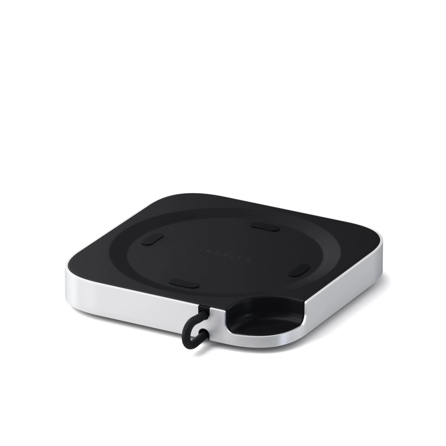 Підставка-док-станція Satechi Mac Mini M4 Stand & Hub with SSD Enclosure - Silver (ST-GNMMES)