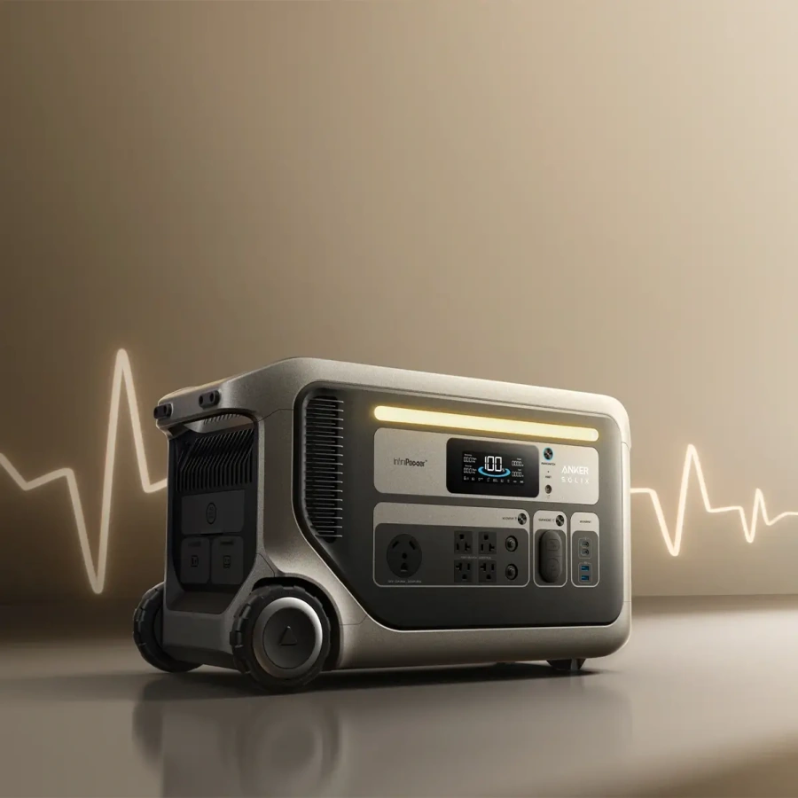 Портативна зарядна станція Anker SOLIX F3000 | 3072Wh 3600W (A1782311)