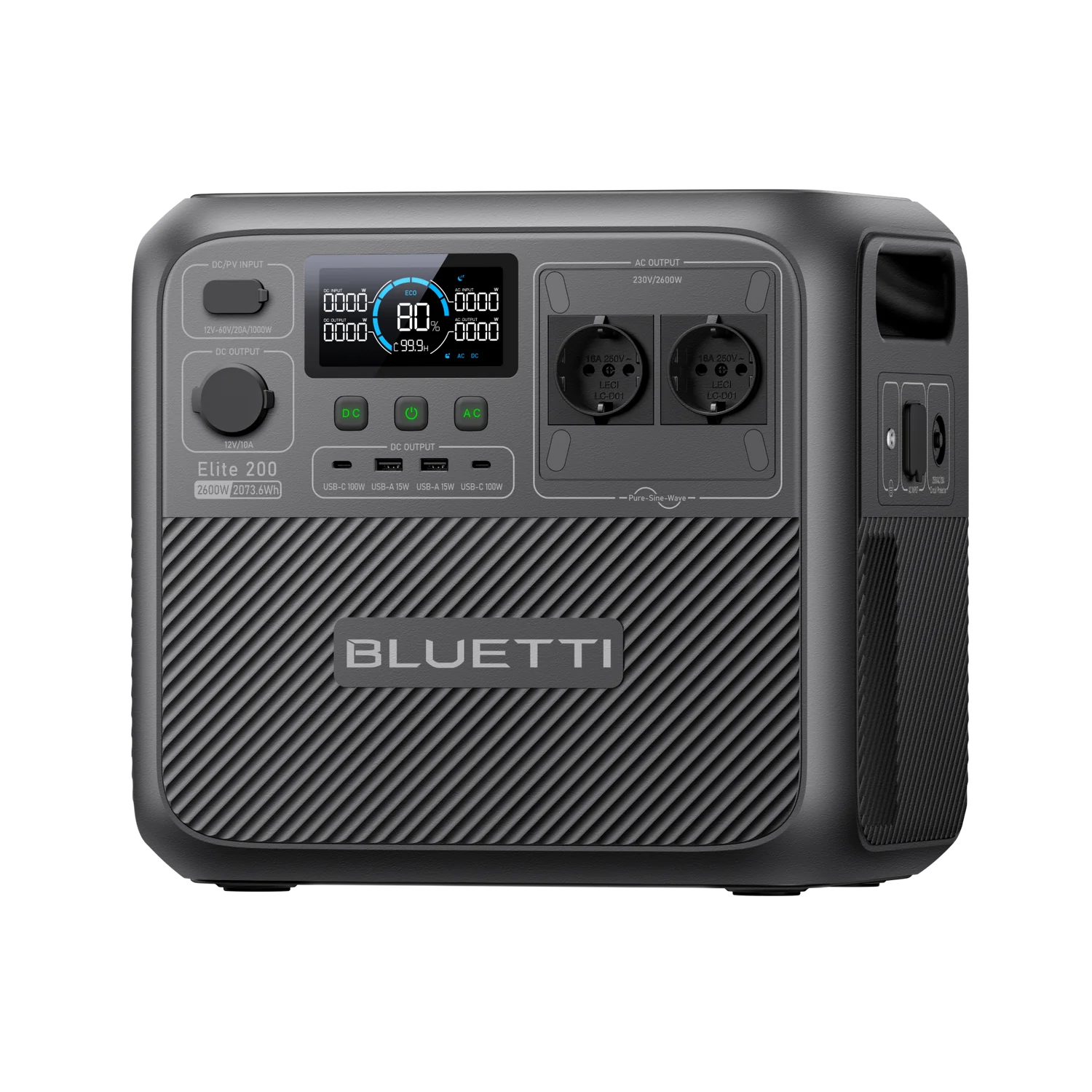 Портативна зарядна станція BLUETTI Elite 200 V2 | 2600W 2073,6Wh (ELITE200V2)