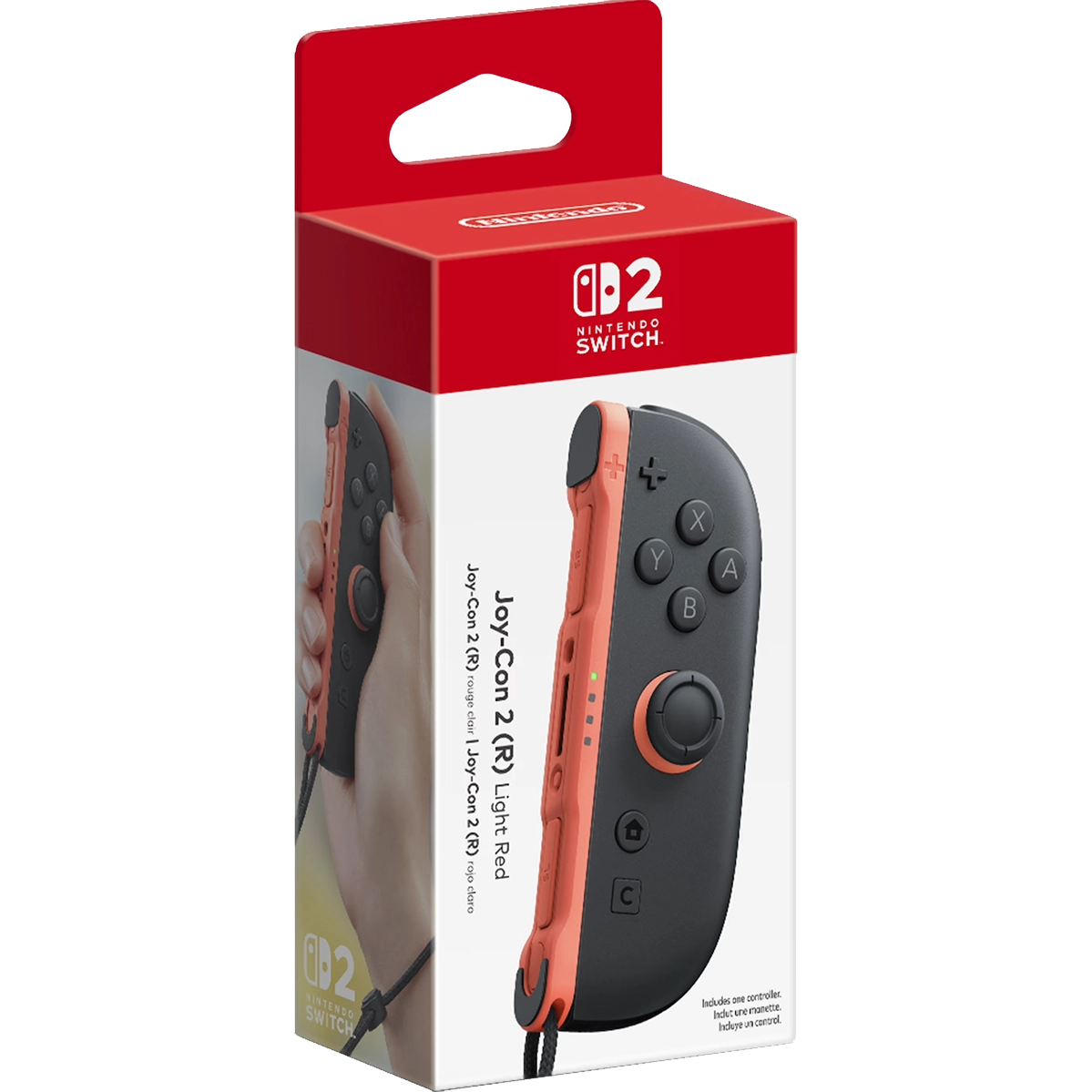Правий контролер Joy-Con [R] Light Red для Nintendo Switch 2 (00045496885939)