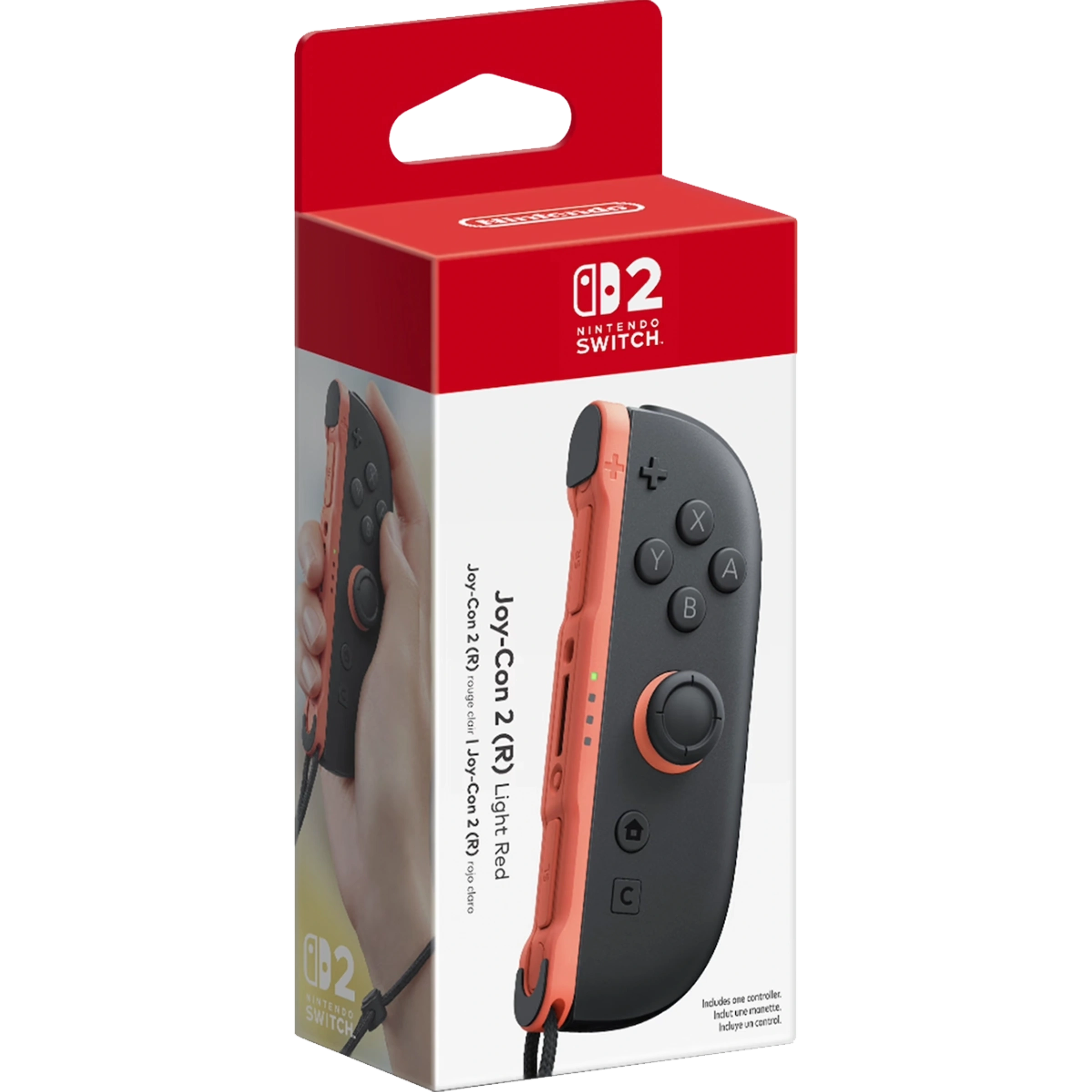Правий контролер Joy-Con [R] Light Red для Nintendo Switch 2 (00045496885939)