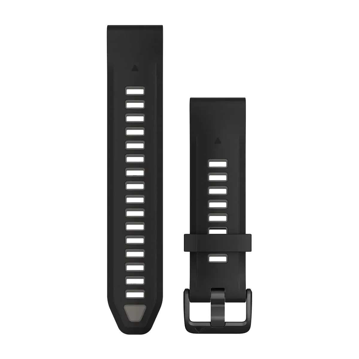 Ремінець Garmin QuickFit 20 Watch Bands Silicone - Black/Pebble Gray (010-13391-00)