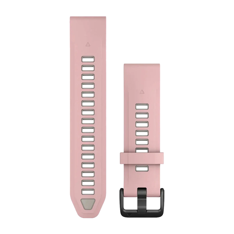 Ремінець Garmin QuickFit 20 Watch Bands Silicone - Dust Rose/Fog Gray (010-13391-05)