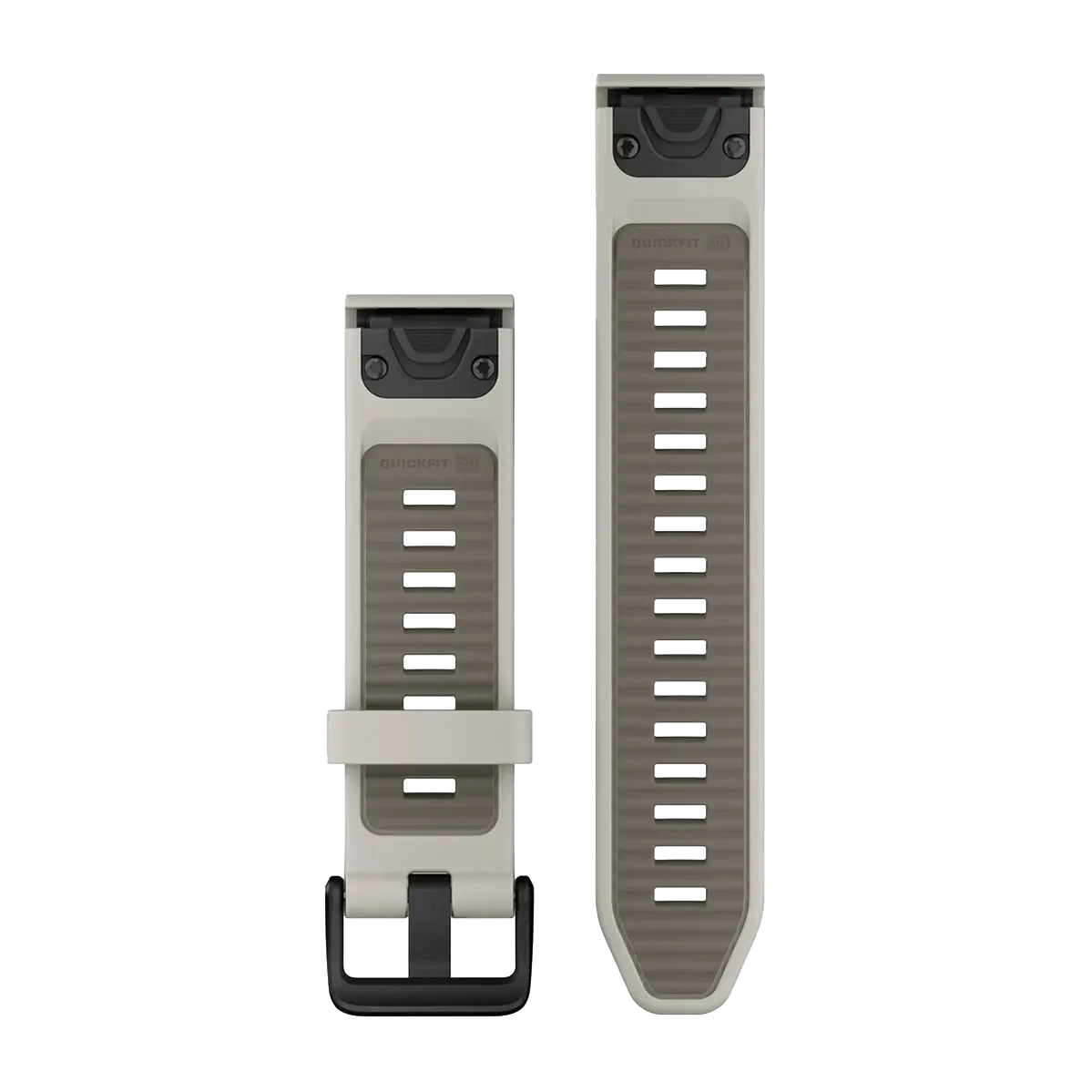 Ремінець Garmin QuickFit 20 Watch Bands Silicone - Fog Gray/Dark Sandstone (010-13391-06)