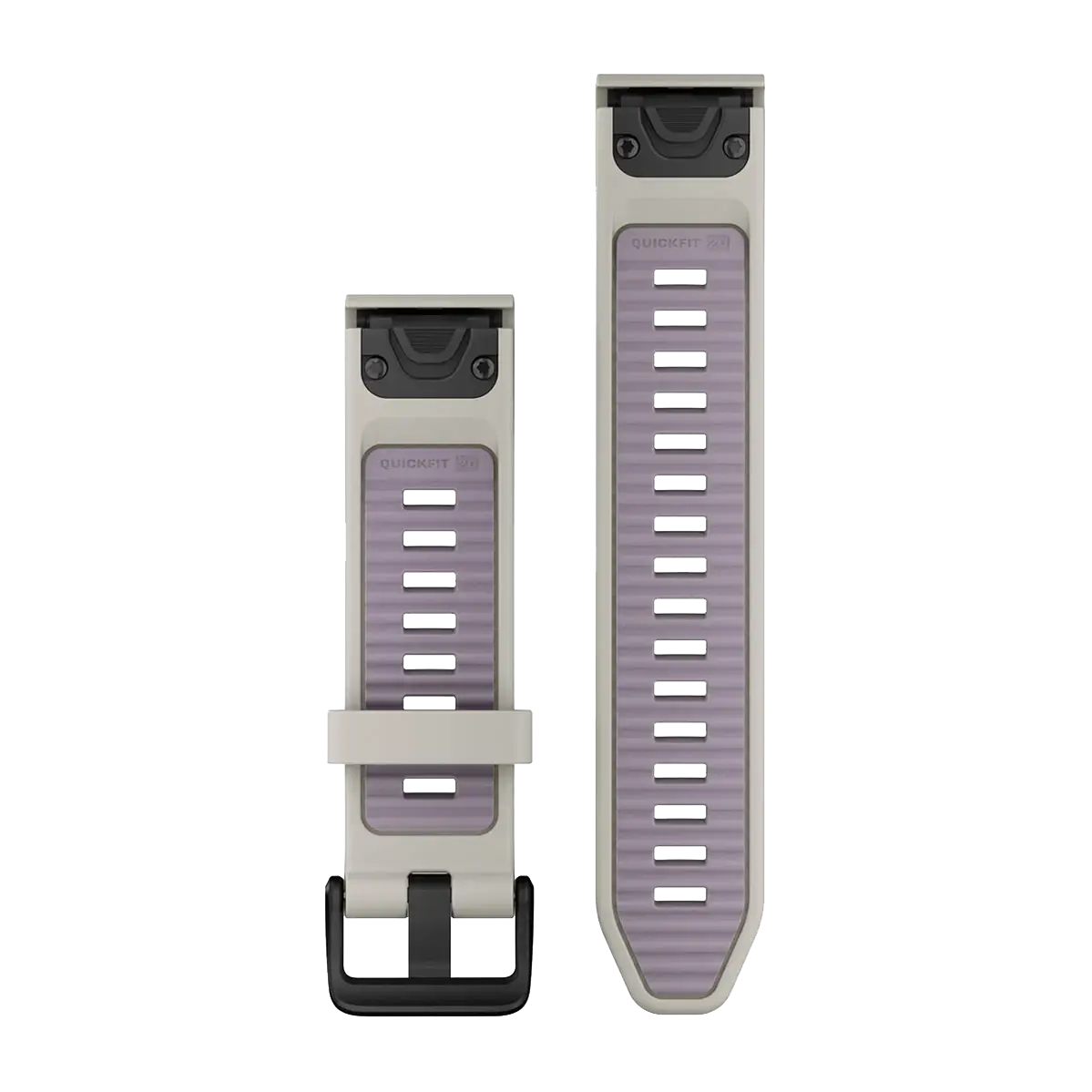 Ремінець Garmin QuickFit 20 Watch Bands Silicone - Fog Gray/Lavender (010-13391-03)
