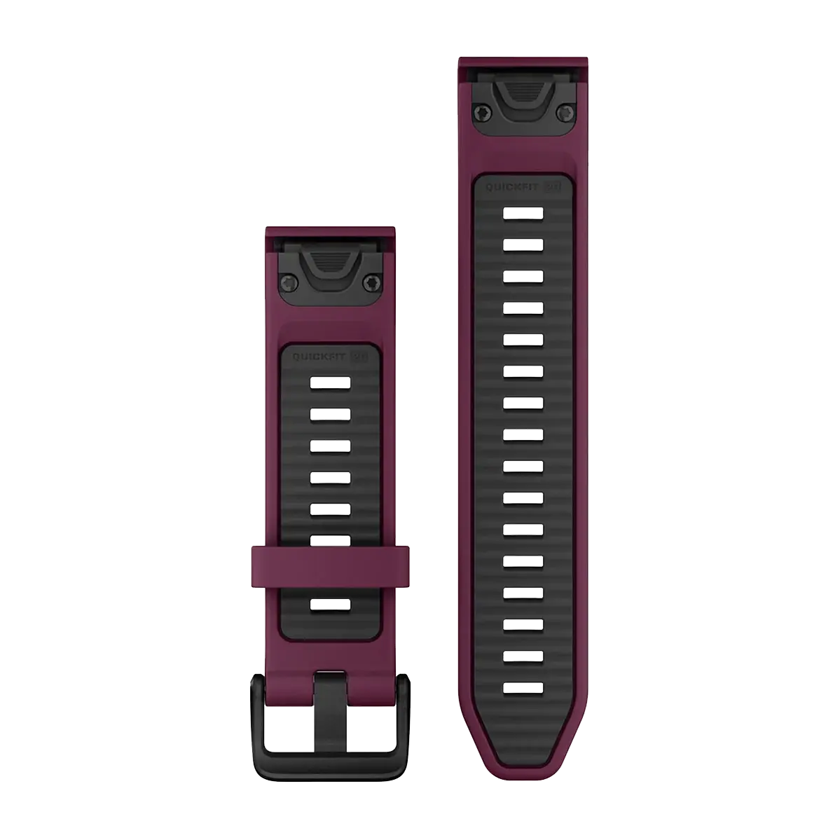 Ремінець Garmin QuickFit 20 Watch Bands Silicone - Merlot/Graphite (010-13391-04)