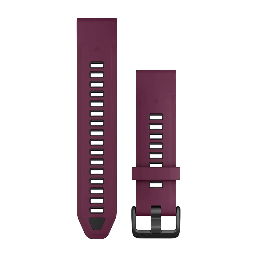 Ремешок Garmin QuickFit 20 Watch Bands Silicone - Merlot/Graphite (010-13391-04)