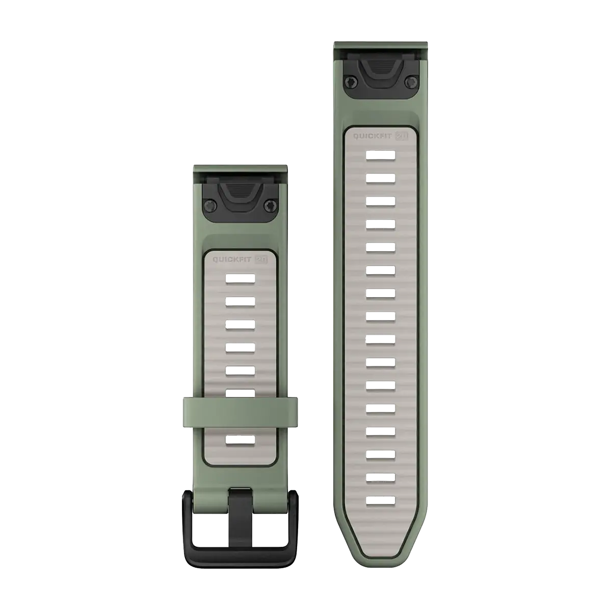 Ремешок Garmin QuickFit 20 Watch Bands Silicone - Willow/Fog Gray (010-13391-02)