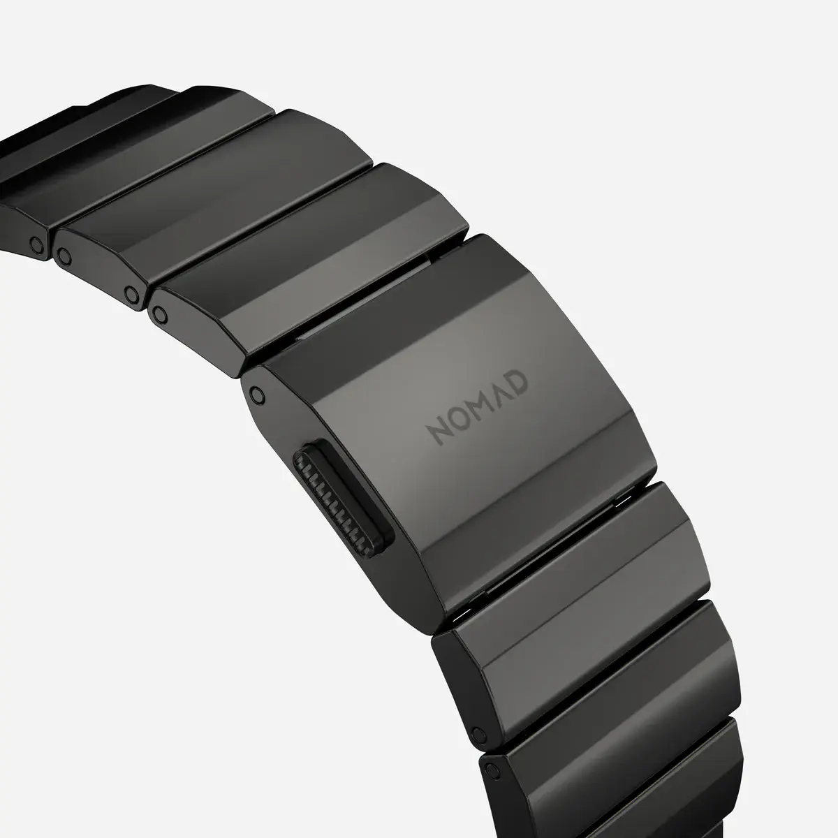Ремінець Nomad Steel Band для Apple Watch 44/45/46/49mm - Graphite Hardware (NM1A41BXS0)